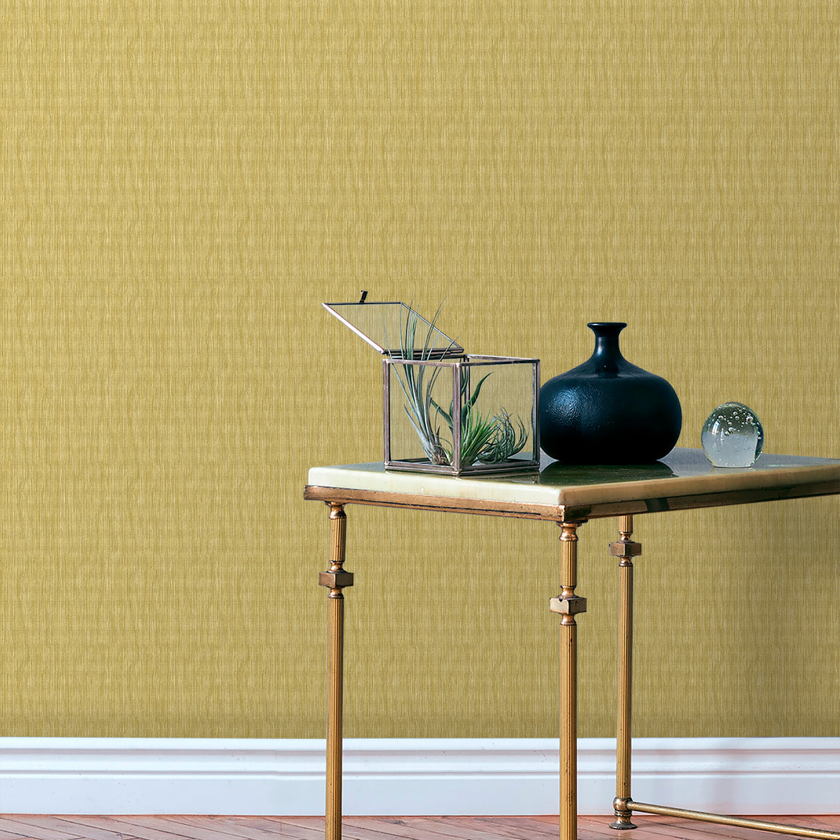 Rafia Grasscloth Citron by Veer Decor Faux Grasscloth Wallpaper – Veer Decor 8251-AB2
