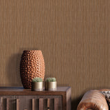 Rafia Grasscloth Brown by — Faux Grasscloth Non-Woven Wallpaper – Veer Decor 8251-AB9