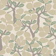Janneiro Botanica White and Cream wallpaper roll with stylized foliage pattern