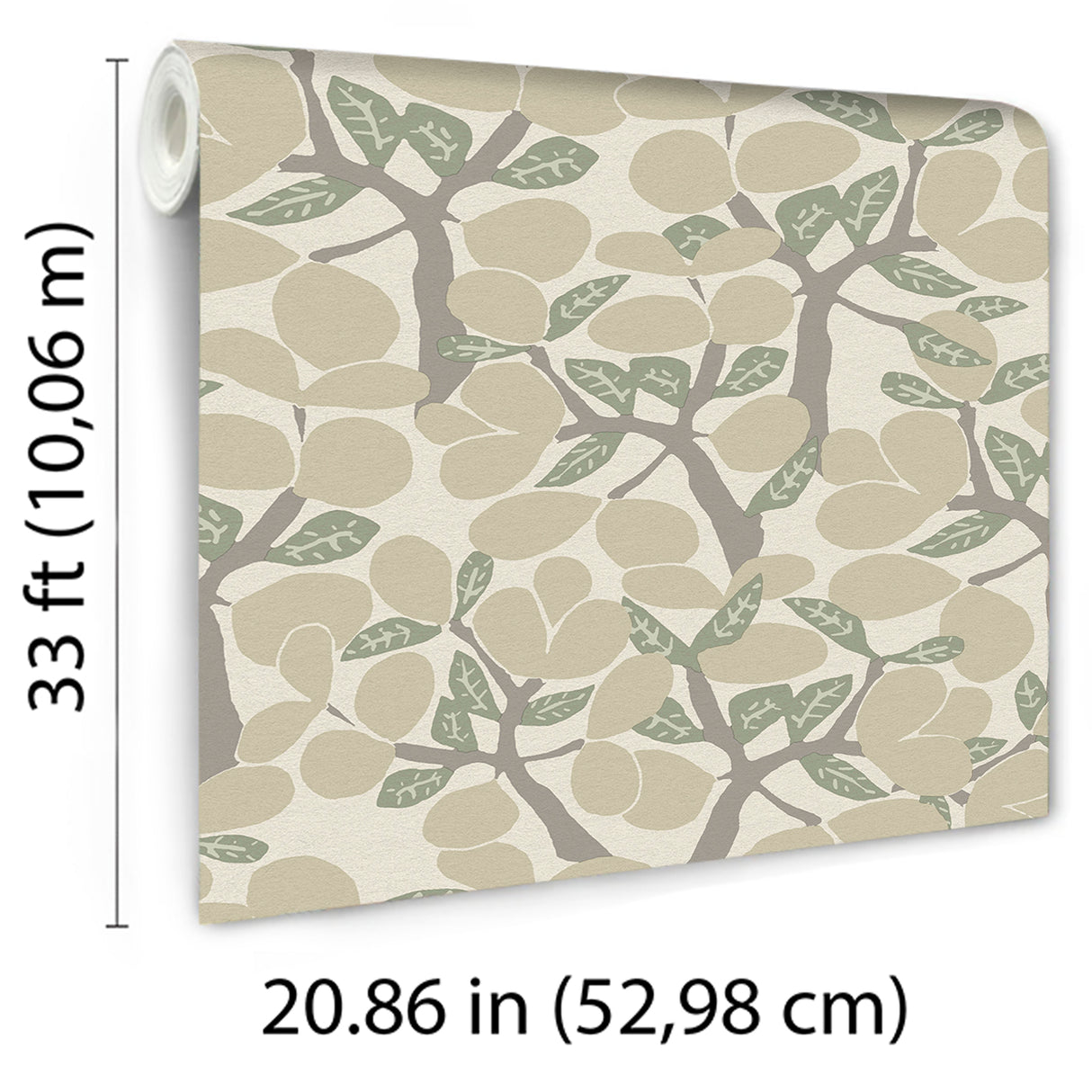 Janneiro Botanica White and Cream by Veer Decor Botanical Wallpaper – Veer Decor 8251-AF1