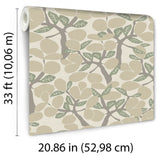 Janneiro Botanica White and Cream by Veer Decor Botanical Wallpaper – Veer Decor 8251-AF1