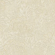 Samba Botanica wallpaper in white and grey with detailed botanical linework