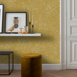 Samba Botanica Citron by Veer Decor Botanical Floral Wallpaper – 8251-AG2