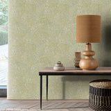 Samba Botanica Green and Gold by Veer Decor Botanical Wallpaper – Veer Decor 8251-AG4