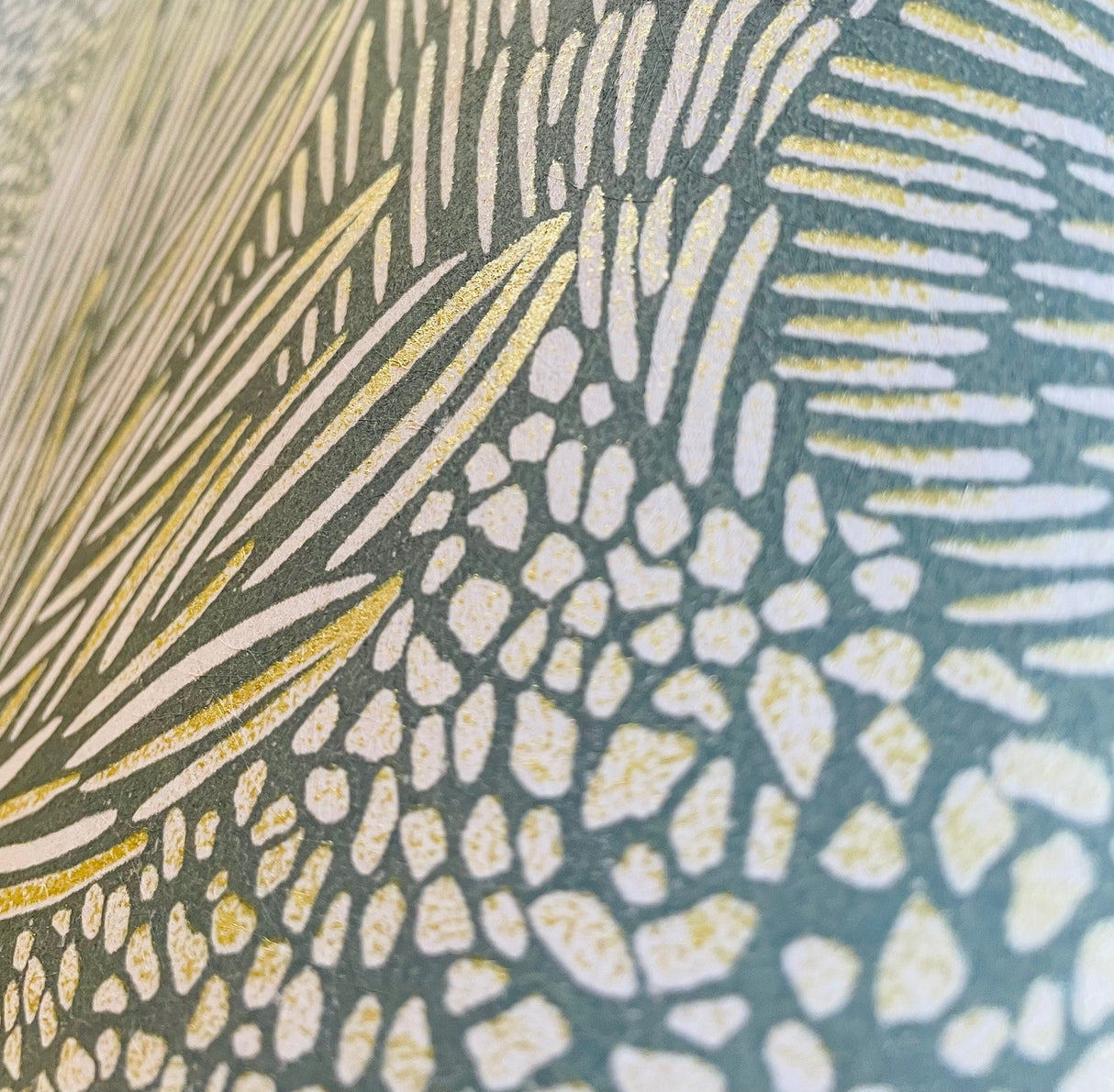 Samba Botanica Green and Gold by Veer Decor Botanical Wallpaper – Veer Decor 8251-AG4