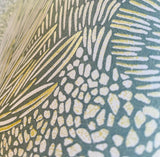 Samba Botanica Green and Gold by Veer Decor Botanical Wallpaper – Veer Decor 8251-AG4