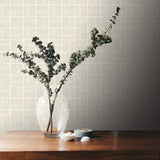 Carimbo Mosaic White by Veer Abstract Geometric Wallpaper – Veer Decor 8251-AI1