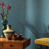 Bahia Dunes Navy by Veer Decor Abstract Wallpaper – Veer Decor 8251-AJ3