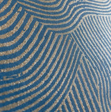 Bahia Dunes Navy by Veer Decor Abstract Wallpaper – Veer Decor 8251-AJ3