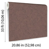 Bahia Dunes Bordeaux by Veer Decor Abstract Wallpaper – Veer Decor 8251-AJ4