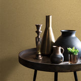 Faux Textile Fiber Texture Gold by Veer Decor Non-Woven Unpasted Wallpaper – Veer Decor 8252-AA11