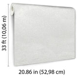 Faux Textile Fiber Texture White by Veer Decor Textured Vinyl Wallpaper – 8252-AA1