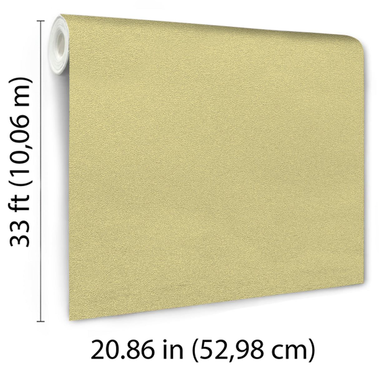 Faux Textile Fiber Texture Yellow by — Textured Vinyl Wallpaper – Veer Decor 8252-AA6