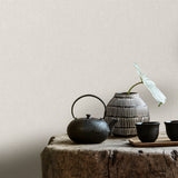 Chanel Linen Blend White by  Whimsical Abstract Texture Wallpaper – Veer Decor 8252-AB1
