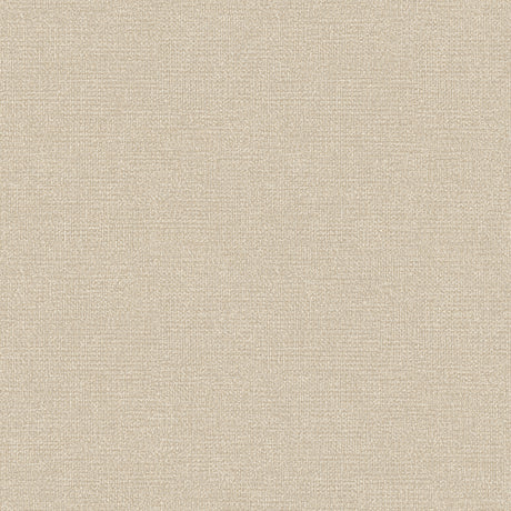 Chanel Linen Blend Tan textured linen-look wallpaper sample