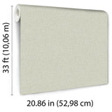Chanel Linen Blend Green by Veer Decor Textured Abstract Wallpaper – Veer Decor 8252-AB8