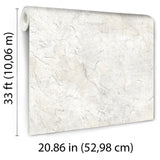 Slate Fusion White by Veer Decor Abstract Textured Wallpaper – 8252-AC1