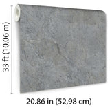 Slate Fusion Blue by  Textured Abstract Wallpaper – Veer Decor 8252-AC3