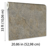 Slate Fusion Brown by Veer Decor Textured Abstract Wallpaper – Veer Decor 8252-AC4
