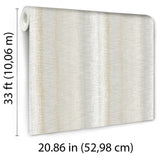 Woven Gradient Stripe Beige by Veer Decor Textured Striped Wallpaper – 8252-AD1
