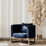 Woven Gradient Stripe Beige by Veer Decor Textured Striped Wallpaper – 8252-AD1