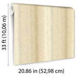 Woven Gradient Stripe Tan by Veer Decor Textured Stripe Wallpaper – Veer Decor 8252-AD2