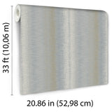 Woven Gradient Stripe Blue by Veer Decor Textured Stripe Wallpaper – Veer Decor 8252-AD4