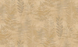Fern Horizon Tan by  Whimsical Botanical Wallpaper – Veer Decor 8252-AE3