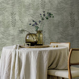 Fern Horizon Green by Veer Decor Nature Wallpaper – Veer Decor 8252-AE5