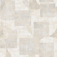 Geo Canvas White abstract geometric textured wallpaper roll 20.86 in x 33 ft