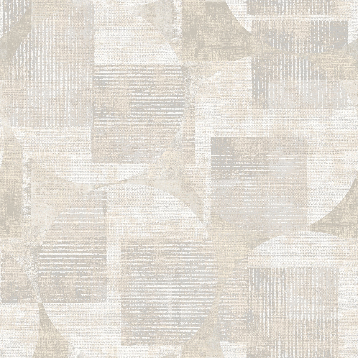 Geo Canvas White abstract geometric textured wallpaper roll 20.86 in x 33 ft