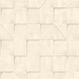 Prism Grid Beige geometric textured wallpaper roll with dimensions 20.86 in x 33 ft