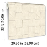 Prism Grid Beige by Veer Decor Abstract Geometric Wallpaper – Veer Decor 8252-AG2