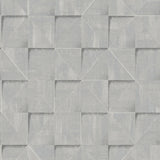 Prism Grid Blue geometric textured wallpaper roll by Veer Decor 8252-AG3
