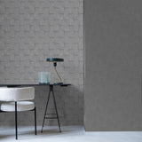 Prism Grid Blue by Veer Decor Abstract Geometric Wallpaper – Veer Decor 8252-AG3