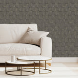 Prism Grid Brown by Veer Decor Abstract Geometric Wallpaper – Veer Decor 8252-AG4