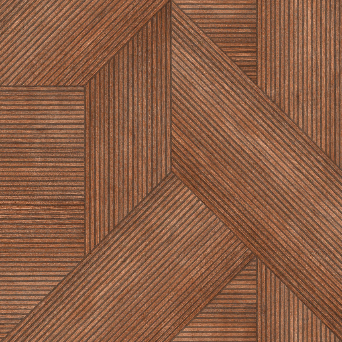 Sculpted Chevron Wood Panels red faux wood chevron geometric wallpaper sample