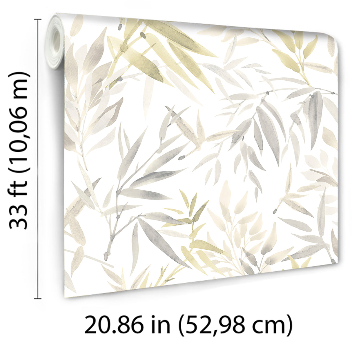 Painted Canopy Beige by Veer Decor Textured Non-Woven Unpasted Wallpaper – 8252-AI1