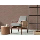 Alpin Pink by Fine Decor Painted Brick Wallpaper – Brewster FD43601