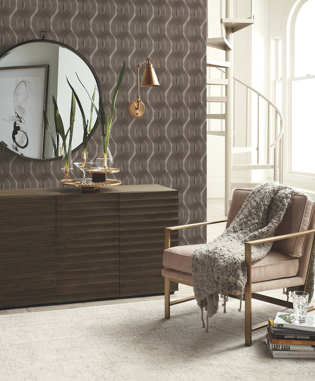 Nexus Mink Metallic Wallpaper