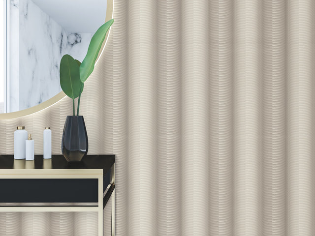 Ebb & Flow Grey Metallic Wallpaper