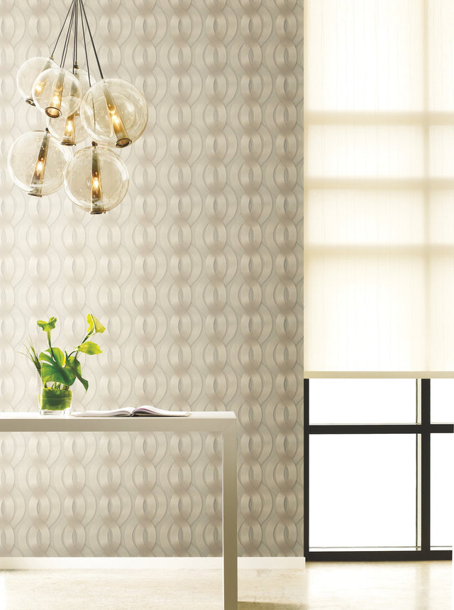 Nexus Beige Metallic Wallpaper