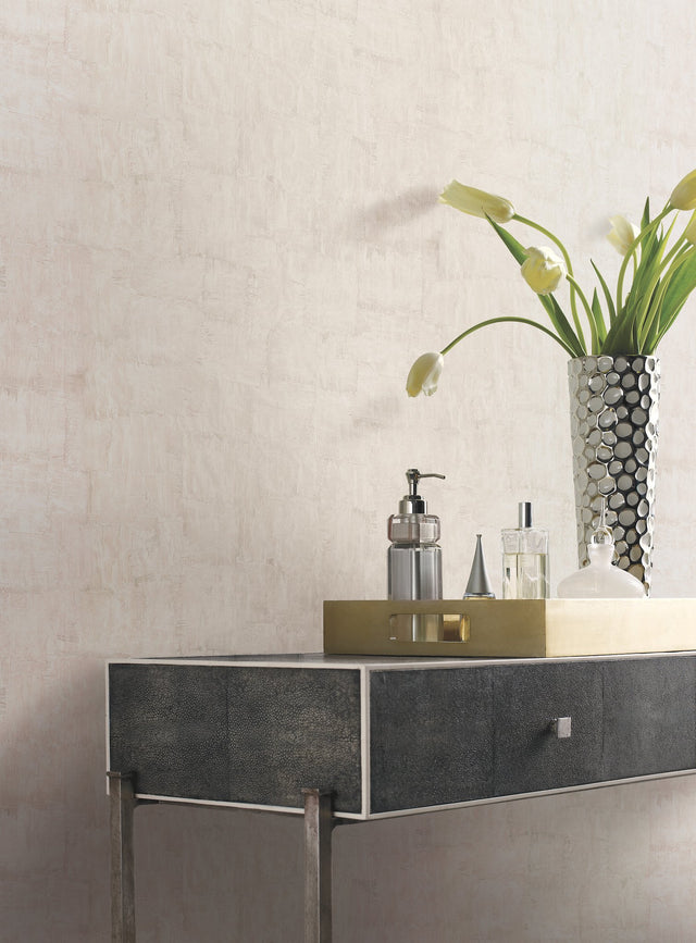 Brushstrokes White Wallpaper
