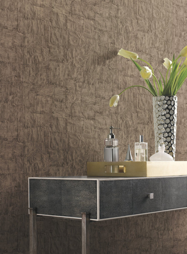 Brushstrokes Brown Wallpaper