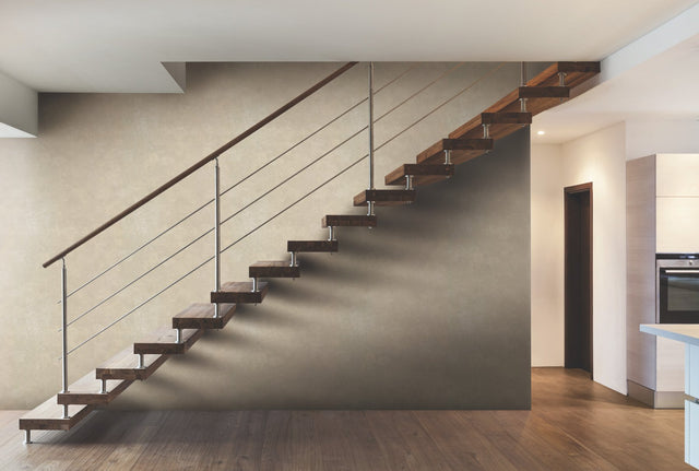 Relic Beige Metallic Wallpaper
