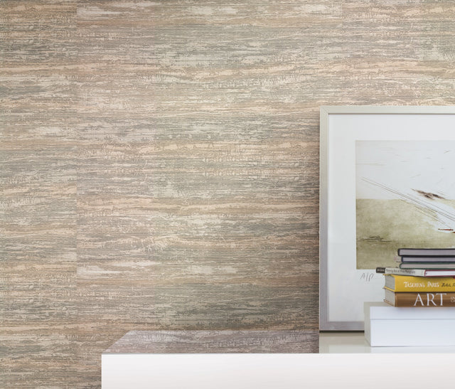Painterly Grey & Beige Wallpaper