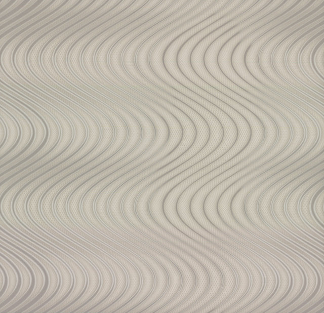 Ocean Swell Light Grey Wallpaper
