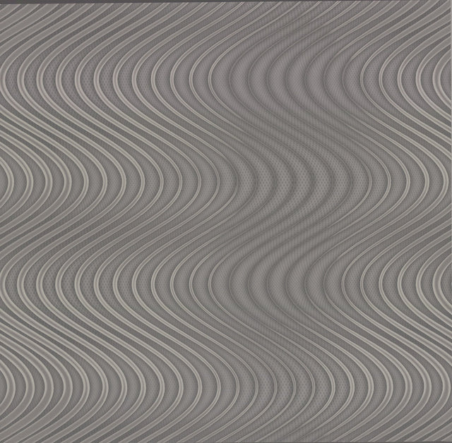 Ocean Swell Charcoal & Grey Wallpaper
