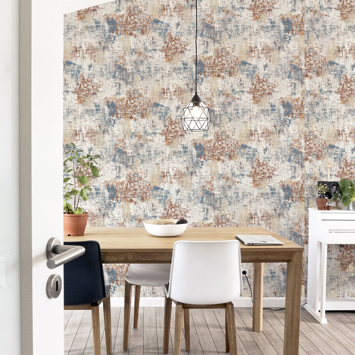 Sergio Rust by Arthouse Abstract Texture Wallpaper – Brewster Home Fashions AH297406