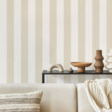 Tavish Neutral by Fine Decor Stripe Wallpaper – Brewster Home Fashions FD43835